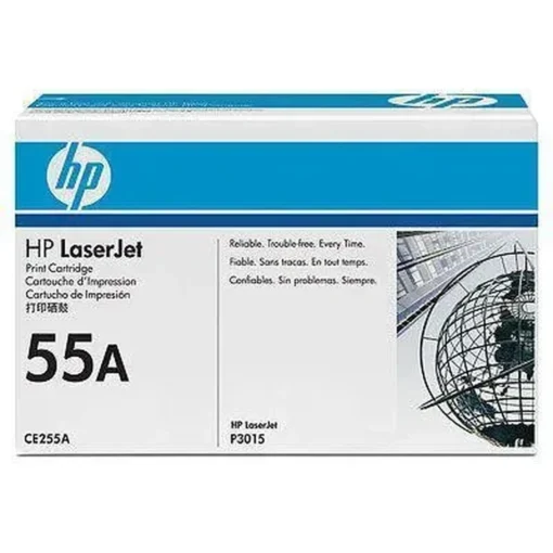 Toner Cartucho original de Negro HP 55A (MPN CE255A, Suministros para impresoras) img-1