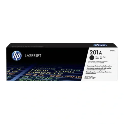 Cartucho Tóner HP 201A Negro, 1500 Páginas, LaserJet Pro M252/M277 (MPN CF400A, Suministros para impresoras) img-1