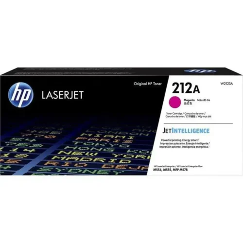 Hp Suministros Toner Hp 212A Magenta Original Laserjet Cartucho De Tóner (MPN W2123A, Suministros para impresoras) img-1