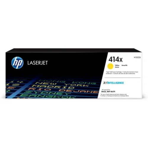 Toner HP 414X High Yield Yellow Original LaserJet (MPN W2022X, Suministros para impresoras) img-1
