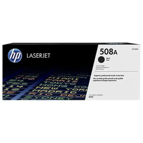 Toner HP 508A Black LaserJet (MPN CF360A, Suministros para impresoras) img-1