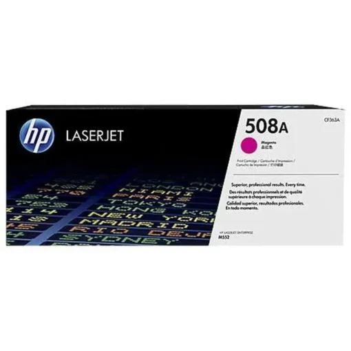Hp Suministros Toner Hp 508A Magenta Original Laserjet Cartucho De Tóner (MPN CF363A, Suministros para impresoras) img-1