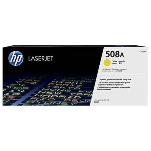 Toner HP 508A Yellow LaserJet (MPN CF362A, Suministros para impresoras) img-1