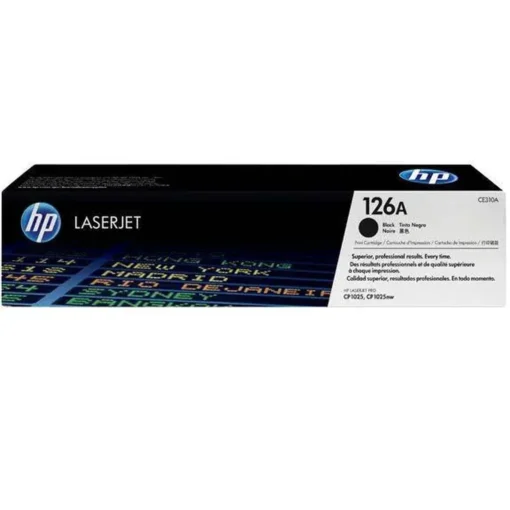 Hp 126A Negro Original Laserjet Cartucho De Tóner ( ) Para Color Laserjet Pro (MPN CE310A, Suministros para impresoras) img-1