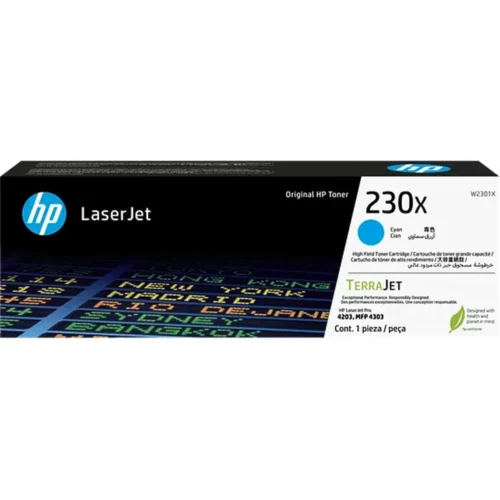 Toner original HP LaserJet 230X Cian (MPN W2301X, Suministros para impresoras) img-1
