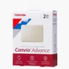 Toshiba Disco Duro Portátil Canvio Advance, 2TB, USB 3.0, Blanco (MPN HDTCA20XW3AA, Discos externos) img-1