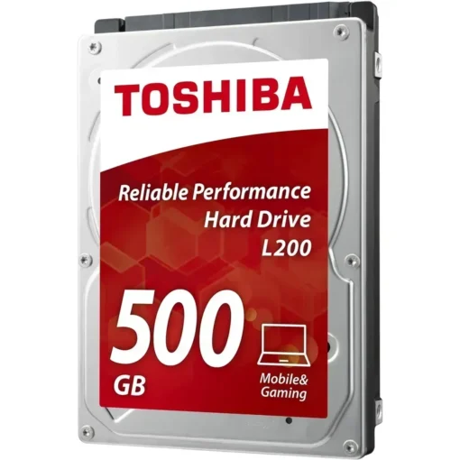 Toshiba Disco Duro 500Gb L200 7Mm 2.5" 5400Rpm 8Mb Bulk Sata 3.0 Gbit/S (MPN HDWK105UZSVA, Almacenamiento para PC) img-1