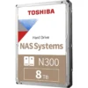 Disco Duro NAS Toshiba N300 8TB, 7200rpm, SATA III, 3.5", para NAS y RAID (MPN HDWG780XZSTA, NAS (Almacenamiento en red)) img-1