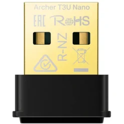 Tp-Link Adaptador De Red Usb Ac1300 Nano Inalámbrico Mu-Mimo, Usb 2.0, 2.4 Ghz ARCHER T3U NANO