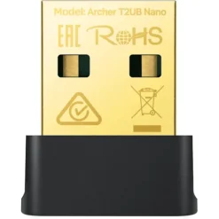 Tp-Link Adaptador De Red Usb Ac600 Nano Wi-Fi Bluetooth 4.2 , Doble Banda ARCHER T2UB NANO