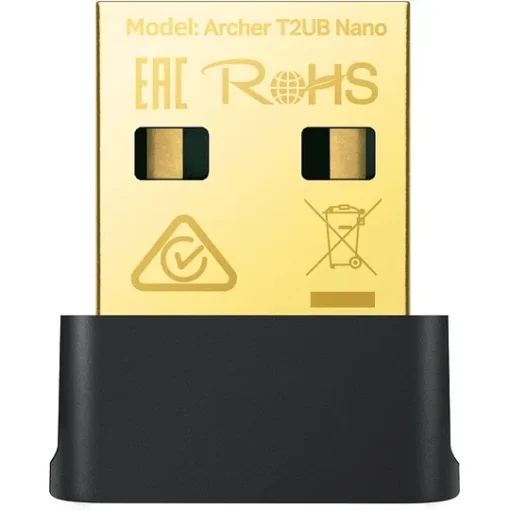 Tp-Link Adaptador De Red Usb Ac600 Nano Wi-Fi Bluetooth 4.2 , Doble Banda ARCHER T2UB NANO