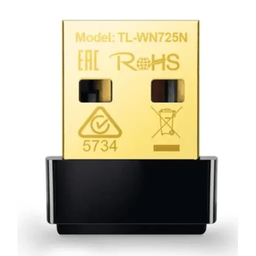 Tp-Link Adaptador Nano Usb N150 De Alta Velocidad, Diseño Liso Y Brillante (MPN TL-WN725N, Adaptadores y Accesorios De Red) img-1