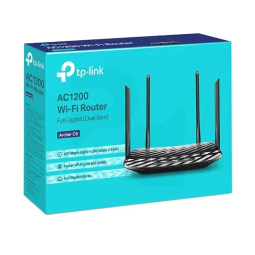 Tp-Link Archer C6 Router Inalámbrico Conmutador De 4 Puertos Gige ARCHERC6