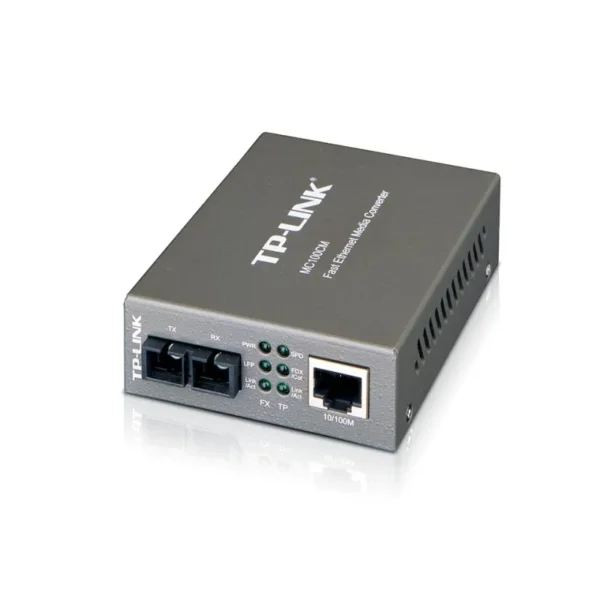 Tp-Link Fiber Media Converter 100Mb Lan 10Base-T, 100Base-Fx, 100Base-Tx Rj-45 MC100CM