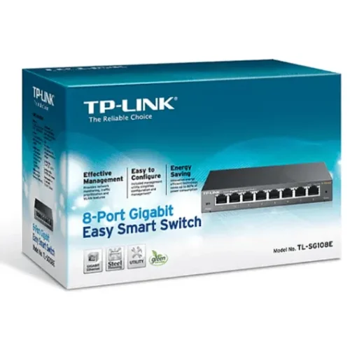 Tp-Link Jetstream Easy Smart Switch Conmutador Sin Gestionar 8 X TL-SG108E