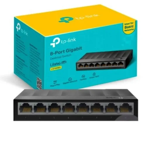 Tp-Link Switch de escritorio Conmutador Sin Gestionar 8 X 10/100/1000 Sobremesa LS1008G img-1