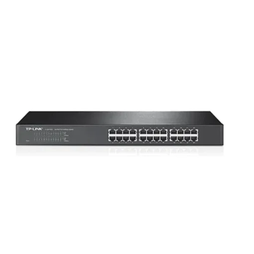 Tp-Link Switch 24 Puertos 10/100Mbps, Montaje Rack, Eficiencia Energética, 220V (MPN TL-SF1024, Switches de red) img-1