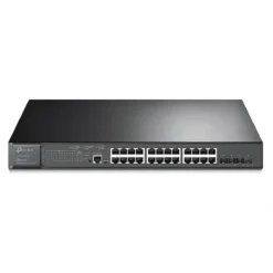 Switch TP-Link JetStream 24P Gigabit PoE+ 384W, 4P SFP+ 10G, Gestionado L2+ (MPN TL-SG3428XMP, Switches de red) img-1