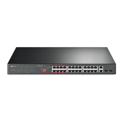 Tp-Link Switch PoE+ no Gestionable Gigabit de 24 puertos a 10/100 Mbps + 2 puert TL-SL1226P