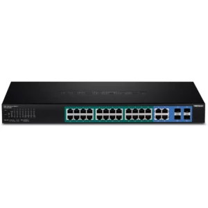Trendnet Tpe 28-Port Gigabit Web Smart Poe+ Switch Conmutador Ges TPE-2840WS