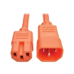 Tripplite Cable de alimentacin C14 a C15 servicio pesado 15 (MPN P018-003-AOR, Cables De Poder) img-1