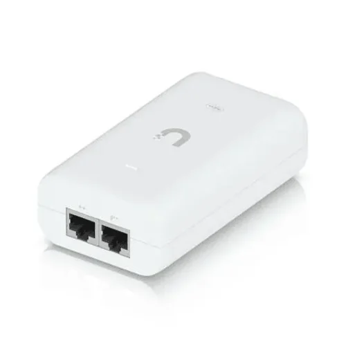 Inyector PoE++ Ubiquiti 48V 60W, Puerto Gigabit, Compatible 802.3af, 24W Max (MPN U-POE++, Cableado estructural) img-1