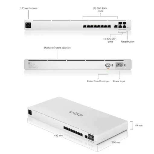 Ubiquiti Uisp Router Pro 10 Gbe Router Designed For Isp Applications (MPN UISP-R-PRO, Routers) img-1