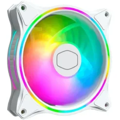 Ventilador 120mm Cooler Master MF120 HALO White Edition (MPN MFL-B2DW-18NPA-R1, Refrigeración para PC) img-1