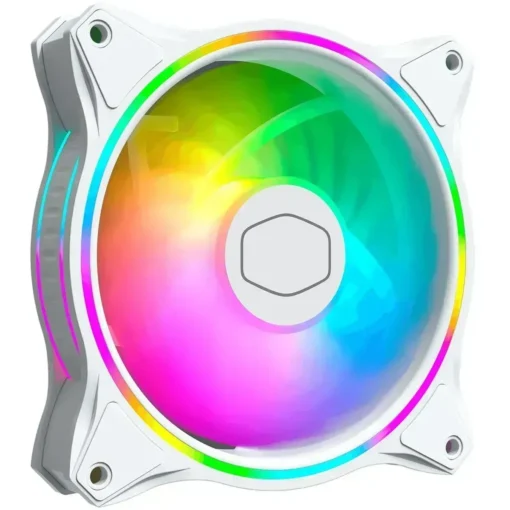 Ventilador 120mm Cooler Master MF120 HALO White Edition (MPN MFL-B2DW-18NPA-R1, Refrigeración para PC) img-1