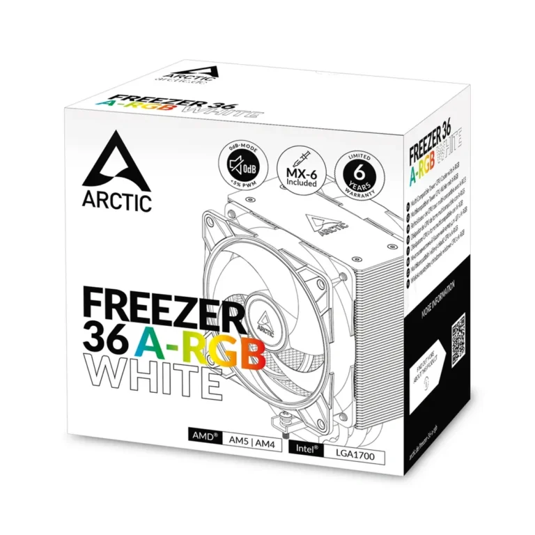 Disipador CPU Ventilador Procesador ARCTIC Freezer 36 A-RGB