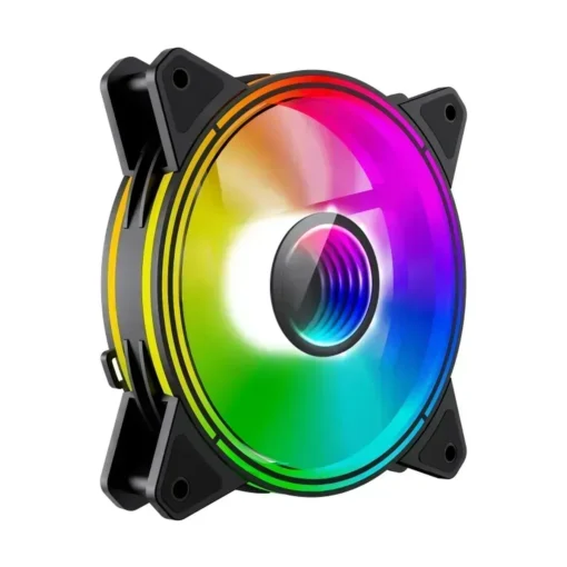 Ventilador Gabinete 120mm GameMax Rainbow Infinity ARGB (MPN FN-12RAINBOW-Q, Refrigeración para PC) img-1