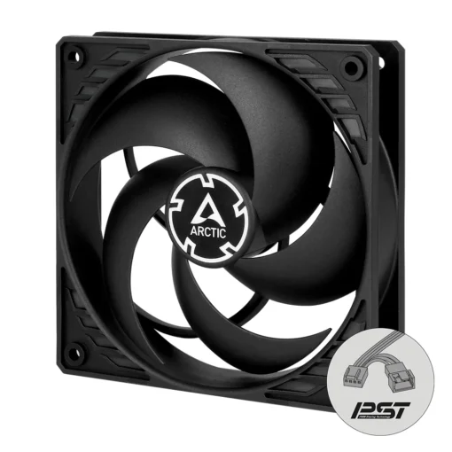 Ventilador de Gabinete 120mm ARCTIC P12 PWM PST CO (Continuous Operation) Black ACFAN00121A