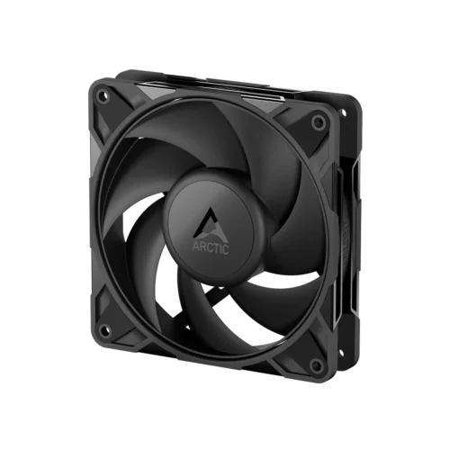 Ventilador de Gabinete 120mm ARCTIC P12 Pro (Black) 77 CFM, 6.9mm H2O (MPN ACFAN00305A, Refrigeración para PC) img-1