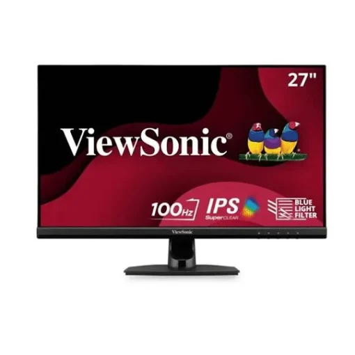 Monitor Viewsonic 27" Full HD, IPS, 100Hz, HDMI, VGA, Diseño sin Marco (MPN VA2714-H, Monitores) img-1