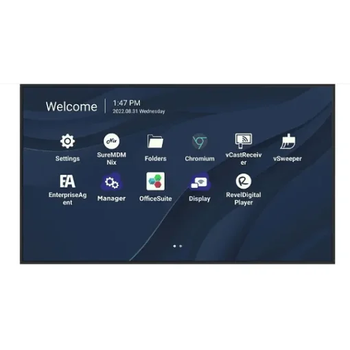 Viewsonic Pantalla Comercial 86'' 4K Uhd , Usb-C, Hdmi, Rs-232, Wi-Fi, Android CDE8630