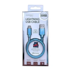 Vivitar Cable Usb-A A Micro-Usb, Trenzado, Largo 2 Metros, Celeste (MPN MOV4001-BLU-ITM-12, Cables De Poder) img-1