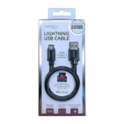 Cable USB-A a Micro-USB Vivitar, 2m, Trenzado, Negro (MPN MOV4001-BLK-ITM-12, Cables De Poder) img-1