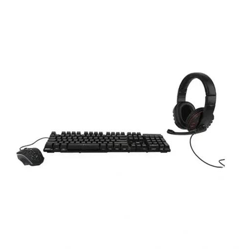 Kit Gamer Vivitar Lvlup LU745: teclado español, mouse, auriculares USB, LED (MPN LU745-NOC-ESP-6, Kit Teclado y Mouse) img-1