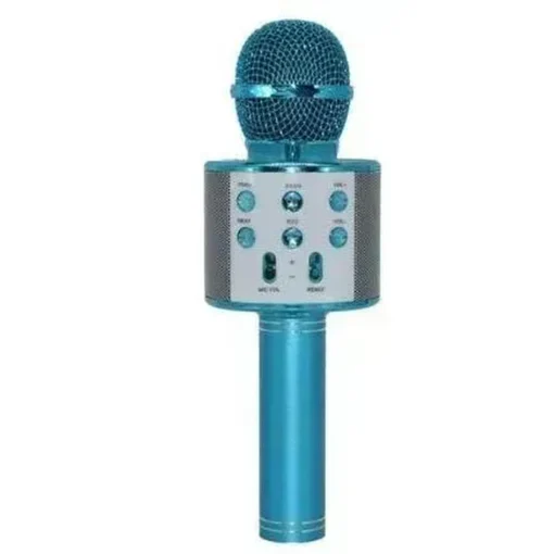 Vivitar Micrófono Inalámbrico Ising, Para Karaoke, Conexión 3.5Mm, Microsd Y (MPN VIVMIC303-BLU-SA-6, Sistemas de audio) img-1