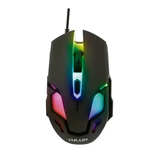 Vivitar Mouse Gamer Lvlup Vertex, 5 Botones, 3200Dpi, Iluminación Led, Negro LU738-NOC-SA-6 img-1