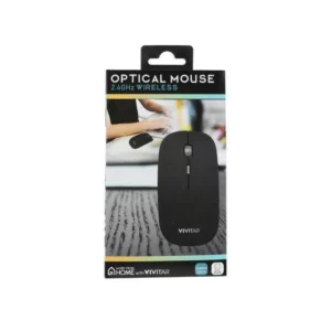 Vivitar Mouse Inalámbrico Wfh4000, 3 Botones, 1600Dpi, Receptor Usb, Matte Negro WFH4000-MATBLK-ESP-6