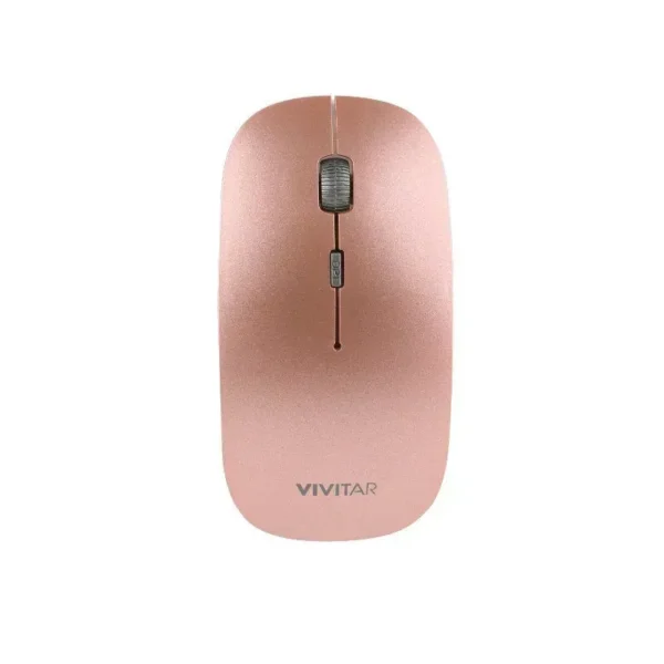 Vivitar Mouse Inalámbrico Wfh4000, 3 Botones, 1600Dpi, Receptor Usb, Rose Gold WFH4000-RG-ESP-6 img-1