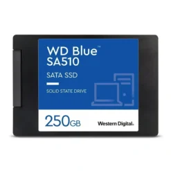 WD Blue SA510 - SSD - 250 GB - interno - 2.5" - SATA 6Gb/s - azul (MPN WDS250G3B0A, Almacenamiento para PC) img-1