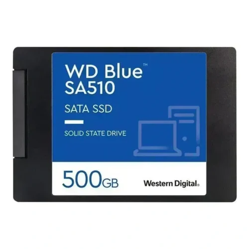 Western Digital Disco Sólido Ssd Azul 500Gb Sa510 2.5 Serial Ata Iii (MPN WDS500G3B0A, Almacenamiento para PC) img-1