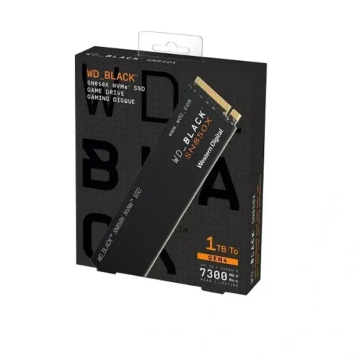WD_BLACK SN850X NVMe SSD - SSD - 1 TB - interno - M.2 2280 - PCIe 4. (MPN WDS100T2X0E, Almacenamiento para PC) img-1