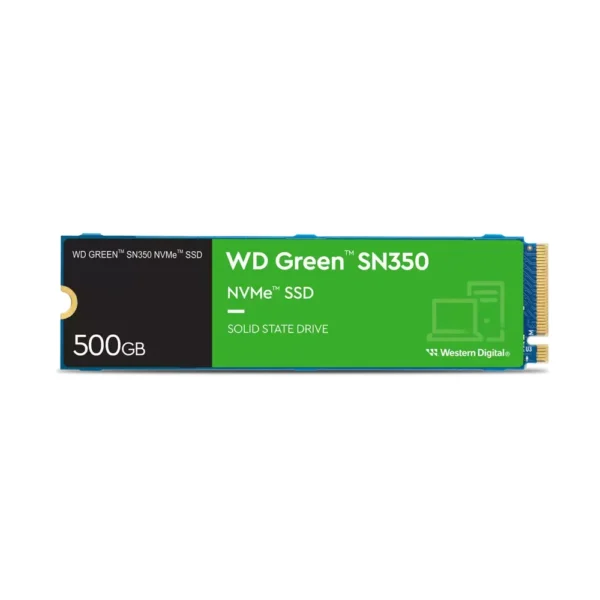 Western Digital Disco De Estado Solido Green Sn350 500Gb M2 Pcie Gen3 X4 Nvme WDS500G2G0C