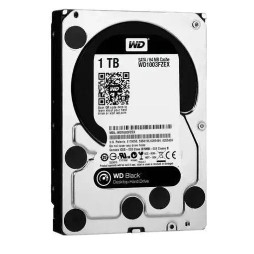 Western Digital Disco Duro 1Tb Para Pc Wd Negro 3.5" Sata 6 Gb/S 7200Rpm 64Mb (MPN WD1003FZEX, Almacenamiento para PC) img-1