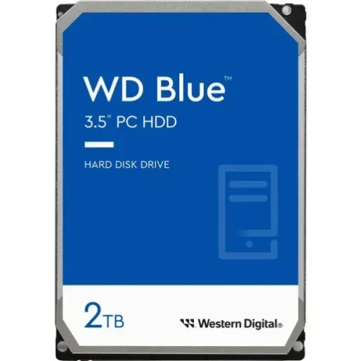 Disco Duro 2 TB Western Digital WD Blue Interno 3.5" SATA 6GB/s 7200rpm WD20EZBX