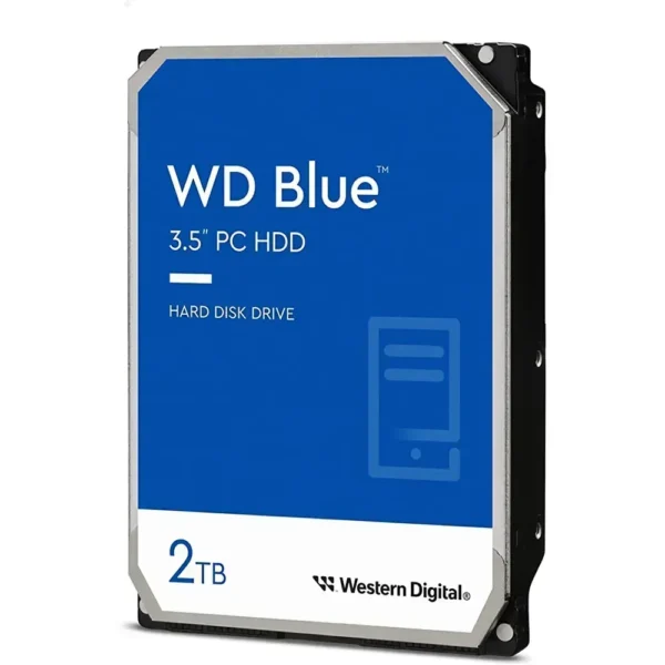 Western Digital Disco Duro Interno Azul Pc 2Tb, 5400 Rpm, Sata 6 Gb/S, Caché De WD20EARZ img-1