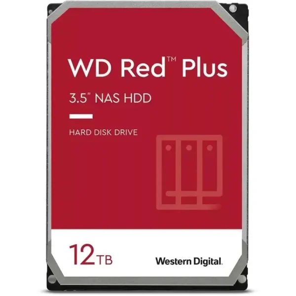 Western Digital Disco Duro Interno Red Plus Nas De 12 Tb 7200 Rpm, Sata 6 Gb/S WD120EFBX img-1